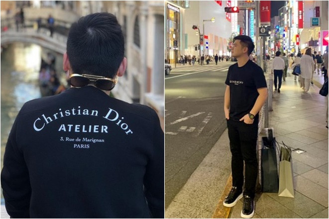 Ông xã Đỗ Mỹ Linh đeo túi cá sấu bạch tạng nửa tỷ nhìn sang mẹ chồng càng choáng váng