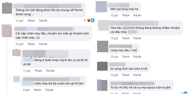 Ai sợ thì đi về Hoa hậu Kỳ Duyên chạy show với đôi lông mày chơi trốn tìm gây tranh cãi