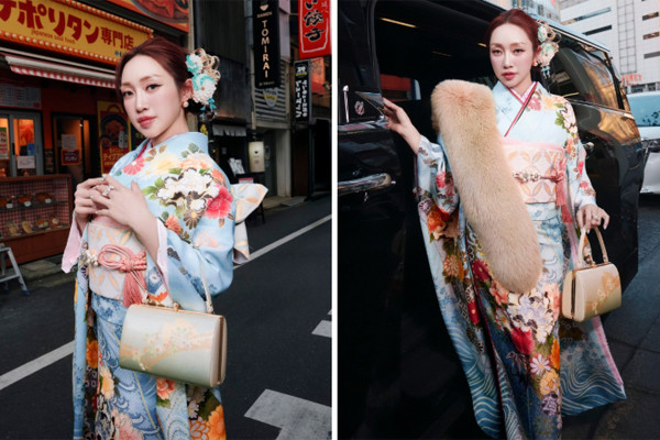Vợ Doanh Nhân Của Chi Bảo Diện Kimono Khoe Nhan Sắc Rực Rỡ Ở Nhật Thuê Hẳn Stylist, Mang 10 Vali Hành Lý Sang Nhật, Vợ Doanh Nhân Của Chi Bảo Khoe Nhan Sắc Rực Rỡ - Ảnh 2.
