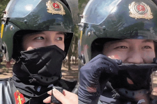Pha rơi khẩu trang nổi tiếng cả nước của nữ chiến sĩ Cảnh sát đặc nhiệm trên VTV24: Thua hoa hậu mỗi cái vương miện!