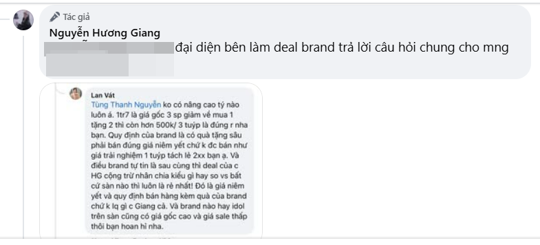 Hoa hậu Hương Giang lên tiếng khi bị tố lươn lẹo lừa dối khách hàng