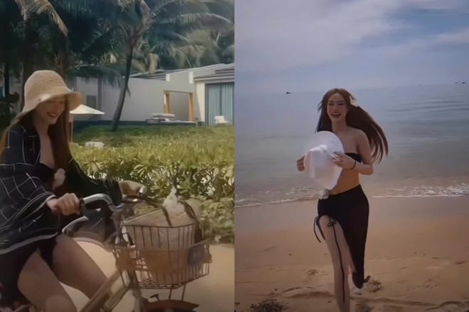 Hiếm hoi lắm mới thấy Nhã Phương mặc bikini vóc dáng ra sao