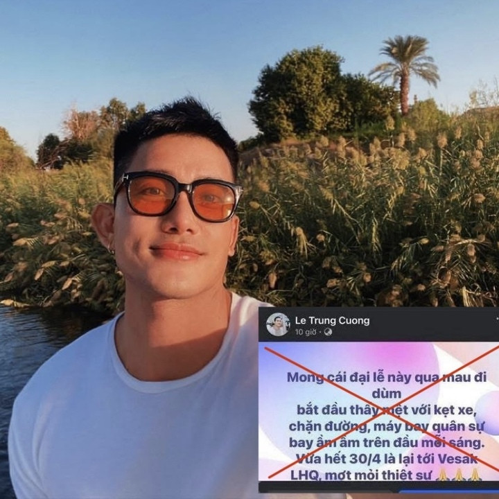 Nam người mẫu gây phẫn nộ về phát ngôn liên quan đến Lễ kỷ niệm 50 năm Giải phóng miền Nam, thống nhất đất nước.