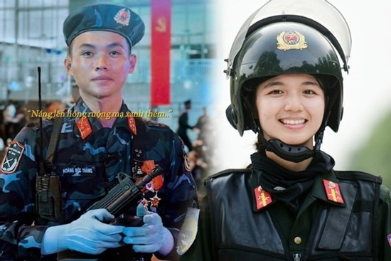 Hình ảnh loạt nam nữ trẻ đẹp tham gia diễu binh 30/4 ‘gây sốt’ mạng