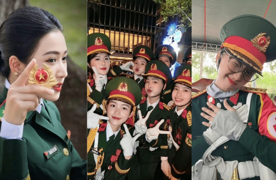 Loạt khoảnh khắc gây xao xuyến các 'bông hồng thép' trong dàn diễu binh dịp 30/4: Xinh đẹp chẳng kém hoa hậu