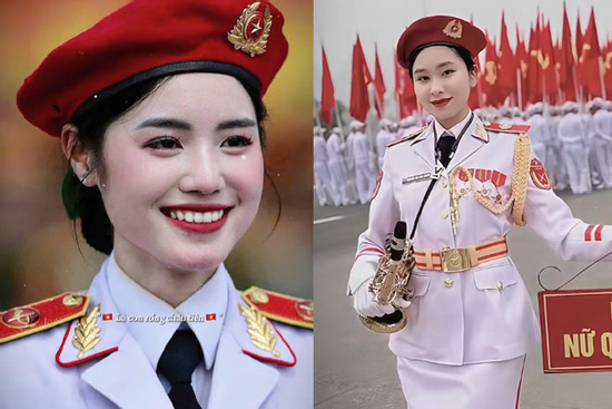 Khắp MXH phát sốt dàn nữ Quân nhạc trong lễ diễu binh, nhan sắc toàn hàng cực phẩm