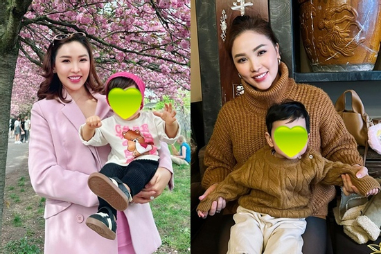 Con trai Quỳnh Thư hiếm hoi lộ diện, danh tính cha đẻ vẫn là ẩn số