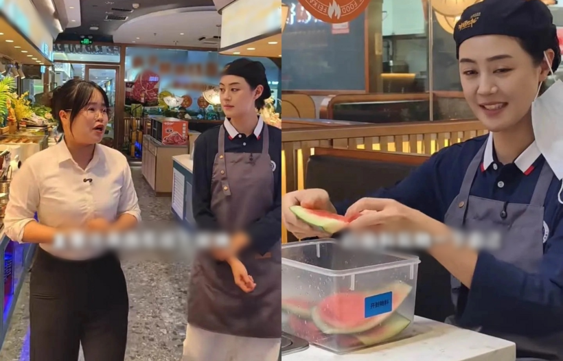 Nữ Diễn Viên 'Sắc Nước Hương Trời' Từng Thi Hoa Hậu Bị Bắt Gặp Làm Phục Vụ, Ăn Đồ Thừa Ở Nhà Hàng Vu Miểu Đang Đi Làm Nhân Viên Phục Vụ Bàn.