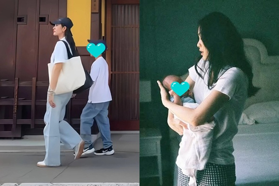 Hà Tăng hiếm hoi cho con trai lên sóng, nay trổ mã cao gần bằng mẹ