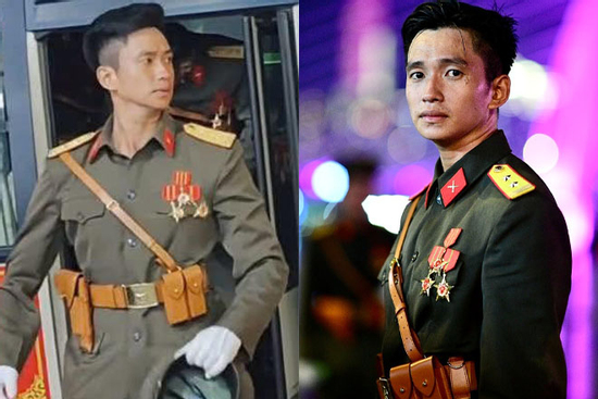 Loạt ảnh 'xem là mê' của nam quân nhân rầm rộ MXH với clip 3 giây bước xuống ô tô