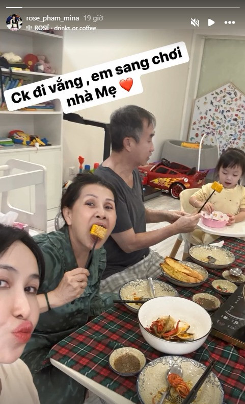 Vợ 2 đại gia Minh Nhựa trượt tay để lộ mối quan hệ thật với bố mẹ chồng tỷ phú