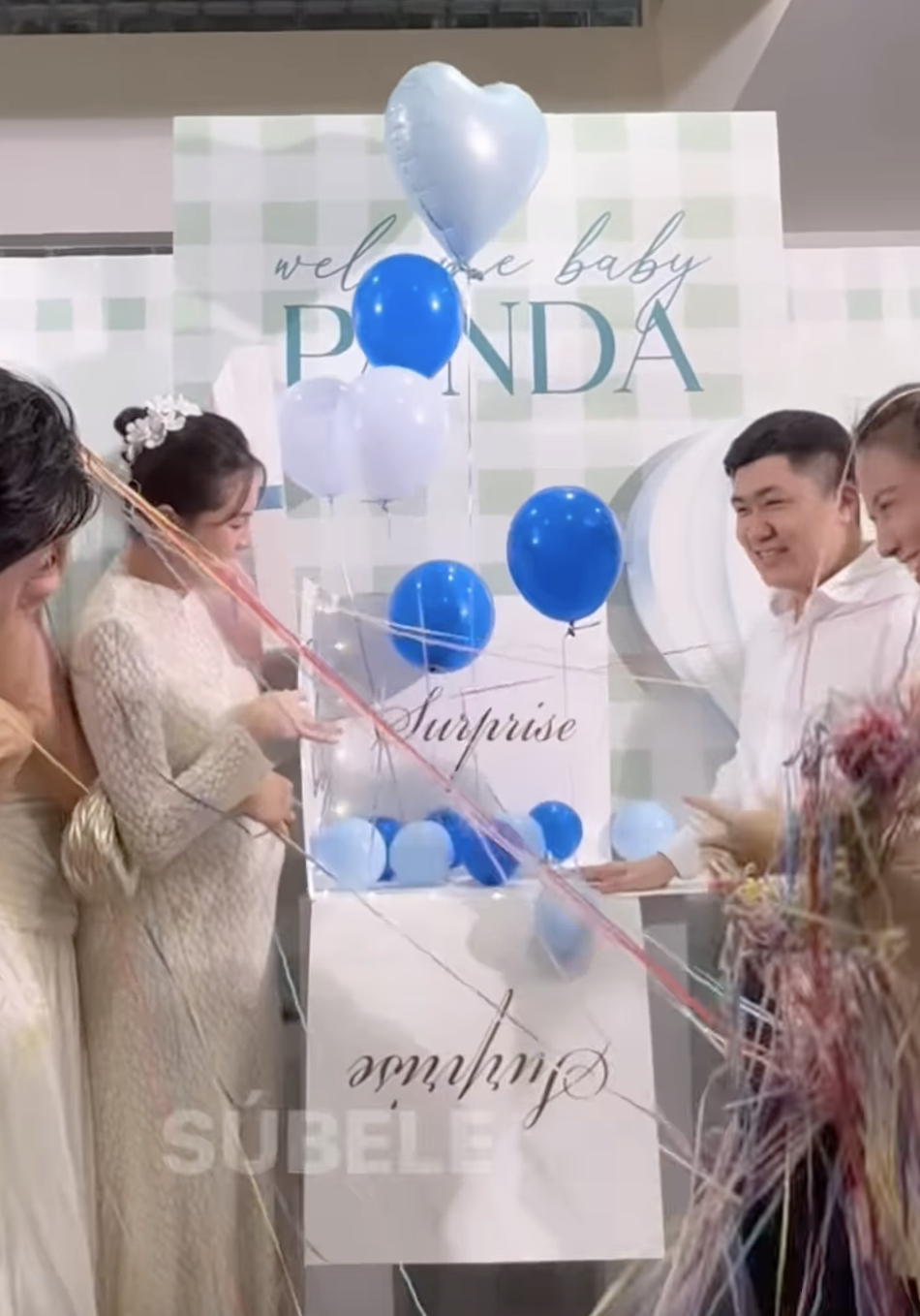 Chồng của MC Mai Ngọc hiếm hoi lộ diện ngày quý tử chào đời thái độ với vợ bầu gây xôn xao