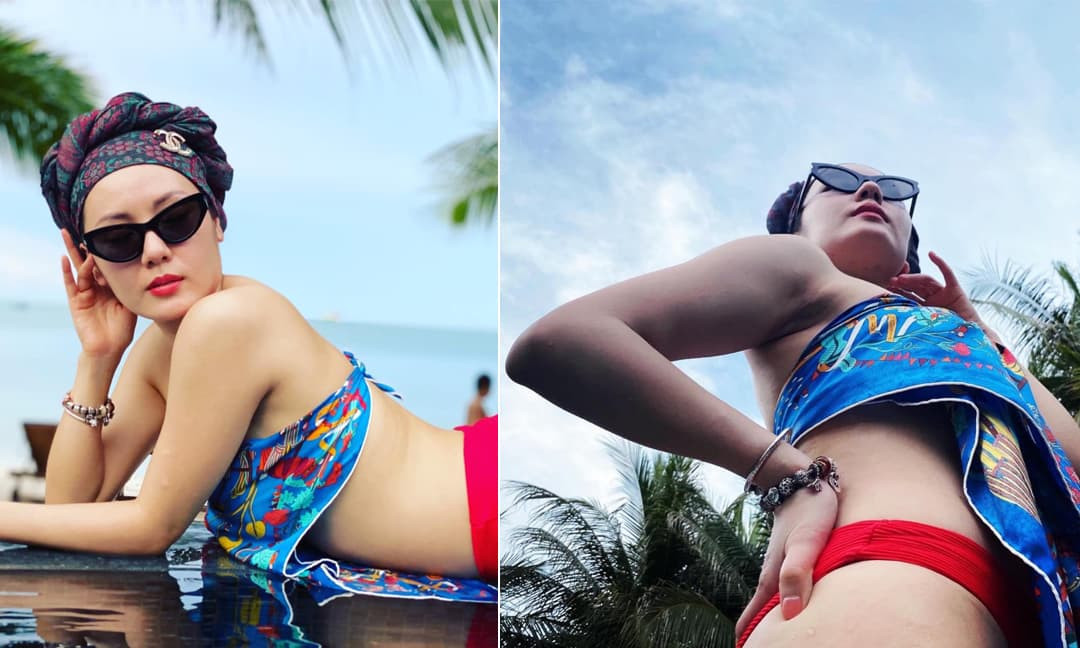 Phương Linh gây sốc với trang phục chỉ đủ che phần nhạy cảm