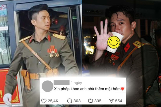 Bạn gái chiến sĩ Lê Hoàng Hiệp ra mặt, đánh dấu chủ quyền 'căng đét' hút 20k tương tác