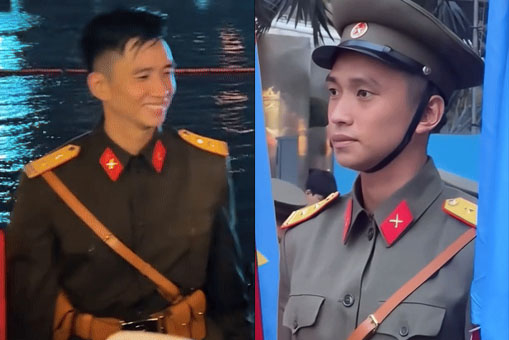 Loạt khoảnh khắc đặc biệt khác lạ của chiến sĩ Lê Hoàng Hiệp khiến dân mạng xôn xao