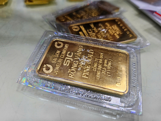 Sáng 26/4, giá vàng trong nước giảm trở lại