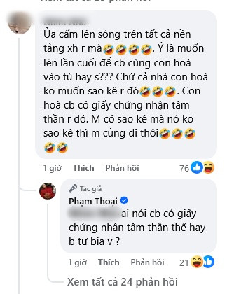 Phạm Thoại liên tục xuất hiện nhưng không nhắc gì đến mẹ Bắp