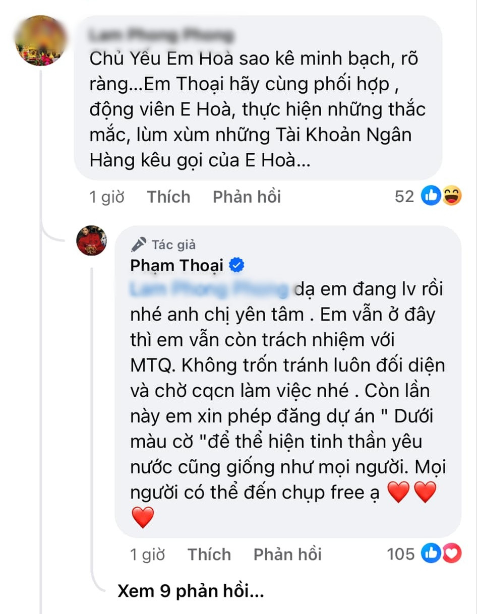 Phạm Thoại liên tục xuất hiện nhưng không nhắc gì đến mẹ Bắp