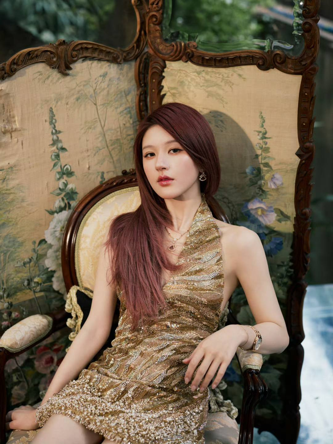 Triệu Lộ Tư tiếp tục tự trang điểm để tham dự sự kiện, vẫn 'ghi điểm' vì điều này - Ảnh 6