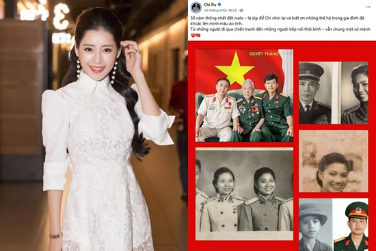 Chi Pu lần đầu 'flex' gia thế khủng, gia đình toàn quân nhân hàm đại tá