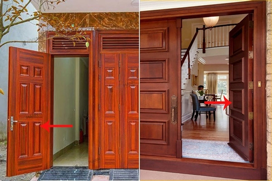Cửa chính nên bố trí mở ra ngoài hay hướng vào trong nhà để chuẩn phong thủy?