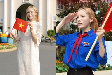 Kỳ Duyên chính thức lên tiếng về clip mặc áo Đoàn phối khăn quàng đỏ gây tranh cãi