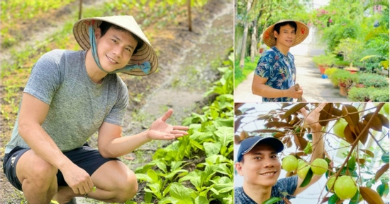 Cơ ngơi 'triệu đô' của sao Việt: Trầm trồ trước khu vườn xanh mướt của diễn viên Trí Quang