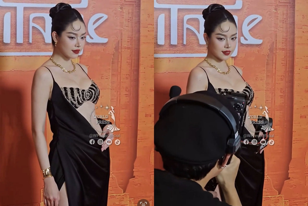 Hoa hậu Thanh Thủy hở bạo nhưng bị chê già chát