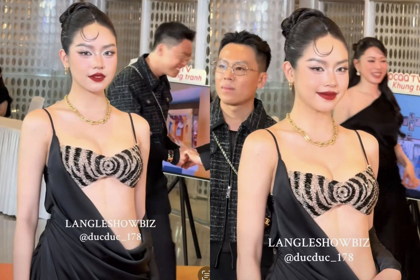 Hoa hậu Thanh Thủy hở bạo nhưng bị chê già chát