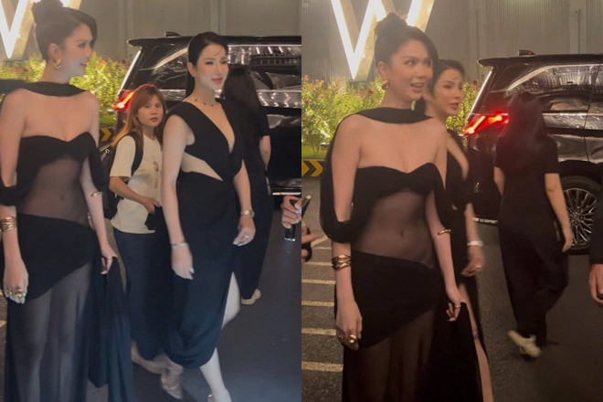 Ngọc Trinh gây sốc với trang phục gần như nude chỉ đủ che phần nhạy cảm trên thảm đỏ