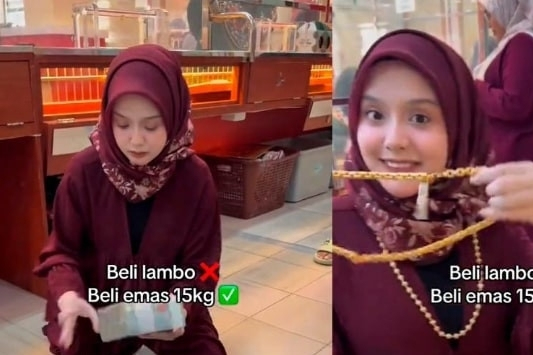 Người phụ nữ mang vali tiền đi mua 15kg vàng gây xôn xao