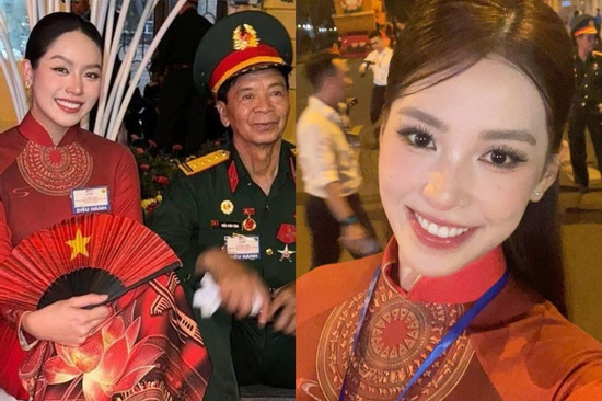 Sao Việt 30/4: Thanh Thủy, Tiểu Vy có mặt từ 2h sáng để tham gia diễu binh