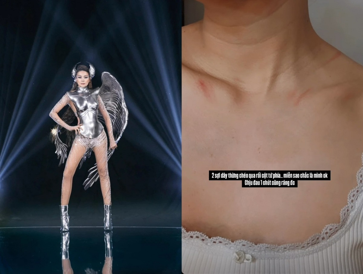 Thanh Hằng catwalk như tập thể hình khiến Nhã Phương và cả dàn sao chết lặng