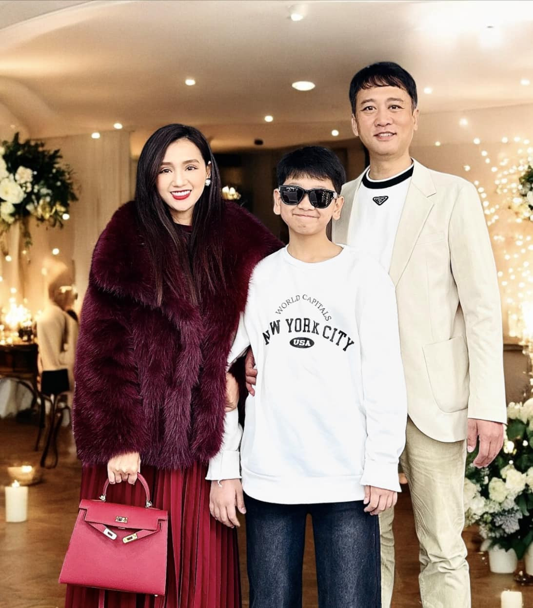 Con trai của nữ diễn viên đại gia Lã Thanh Huyền: 12 tuổi phổng phao, ra dáng 'tổng tài'- Ảnh 5.