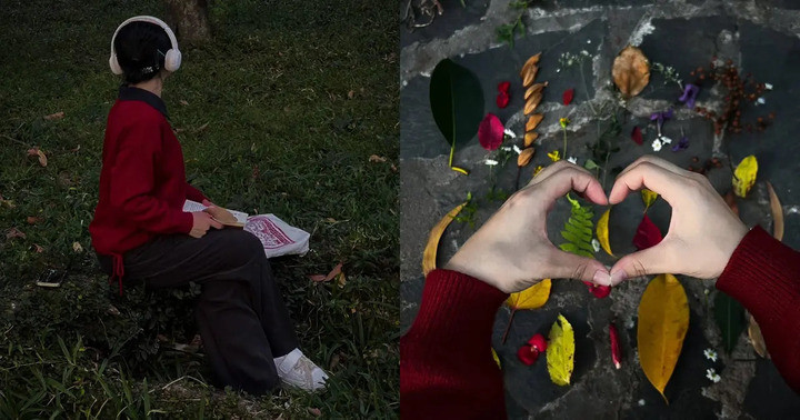 Trào lưu nhặt hoa lá đang được các bạn trẻ yêu thích thời gian gần đây. (Ảnh: Phương Tali)