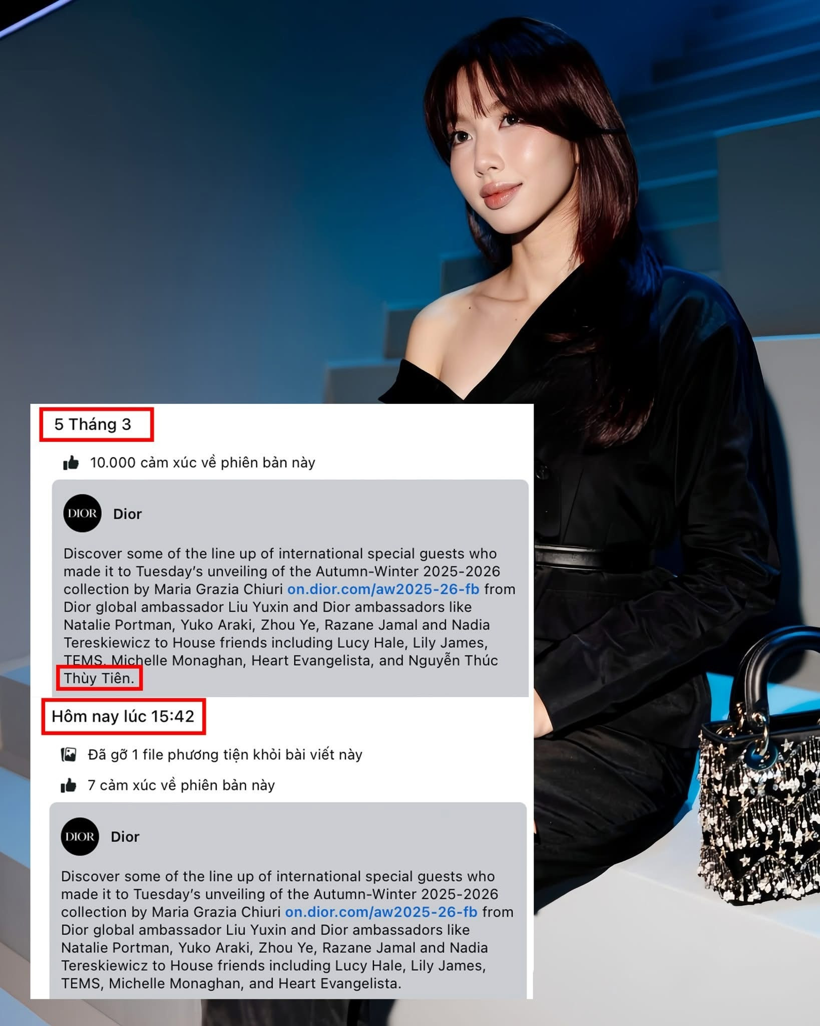 Thêm một nhà mốt quốc tế âm thầm gỡ hình Thùy Tiên sau vụ bị tạm hoãn xuất cảnh