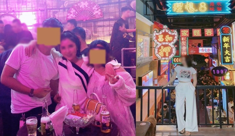 Ảnh ăn chơi của kiều nữ V.T