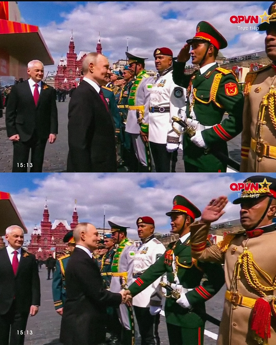 Hé lộ loạt ảnh nhìn là mê của khối trưởng SN 2000 vừa vinh dự bắt tay tổng thống Putin