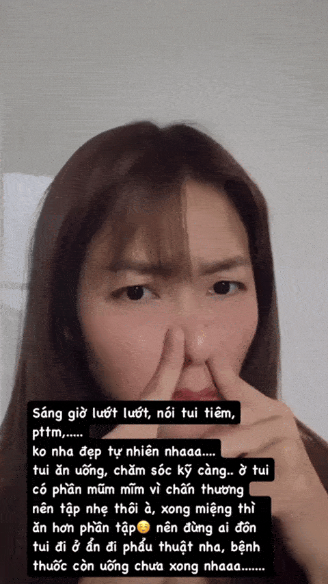 Bị nghi 'ở ẩn' phẫu thuật thẩm mỹ, Khả Ngân có hành động khiến netizen câm nín