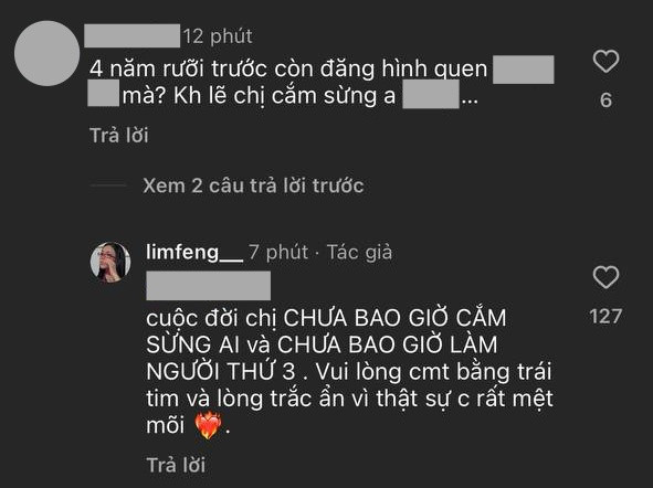 Hot girl Lim Feng là ai khiến MXH chấn động giữa đêm khi đăng 2 story bóc phốt ngoại tình