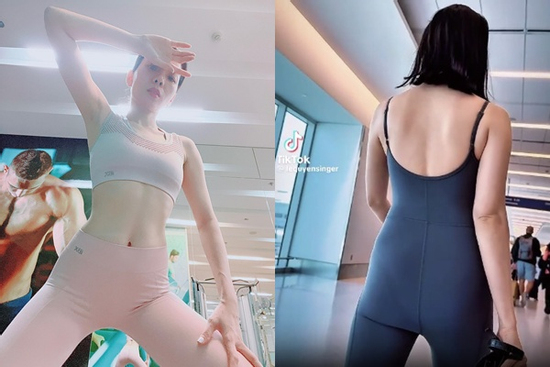 Lệ Quyên diện đồ bó sát cùng góc quay khoe vòng 3 bị chê phản cảm