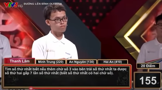 Olympia 'làm khó' thí sinh với câu hỏi toán học nghe thôi đã choáng, ai ngờ đáp án lại 'dễ hơn lấy lòng'