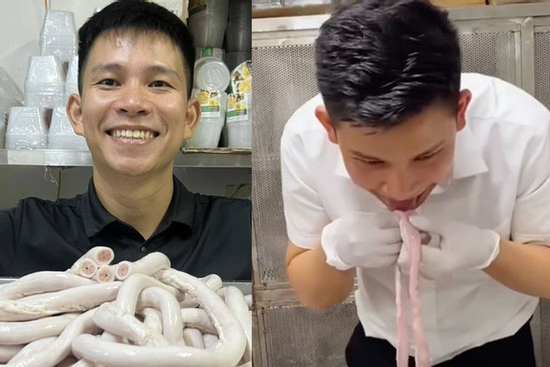 Sốc cảnh 'Thế Lòng Se Điếu' nếm thử lòng sống, rùng mình vì quá mất vệ sinh