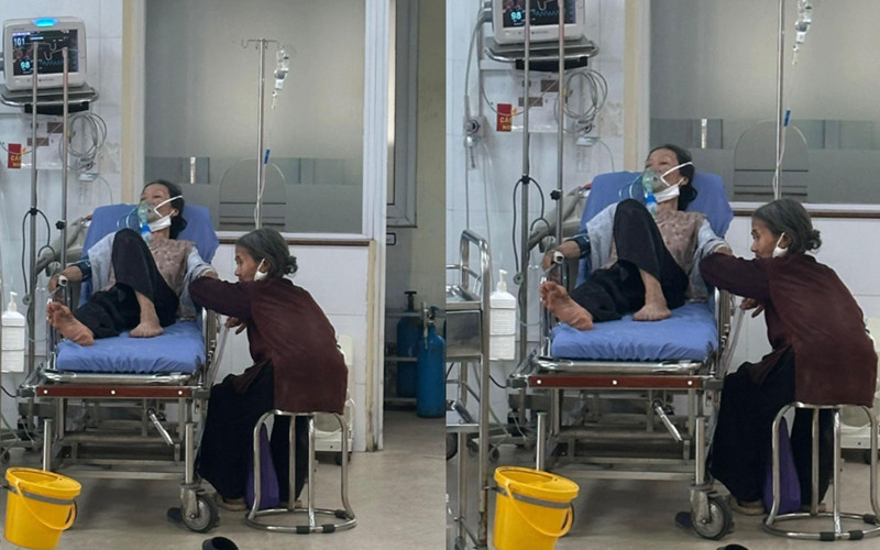 Chị gái U80 đưa em gái 69 tuổi vào bệnh viện ở Hà Nội, nói câu đầy xót xa anh trong bài 1.jpg