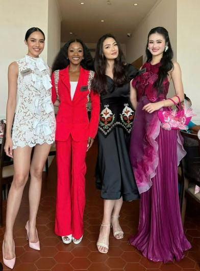 Chiếc váy giúp Ý Nhi chặt đẹp dàn mỹ nhân Miss World hóa ra đụng hàng 1 phú bà Vbiz