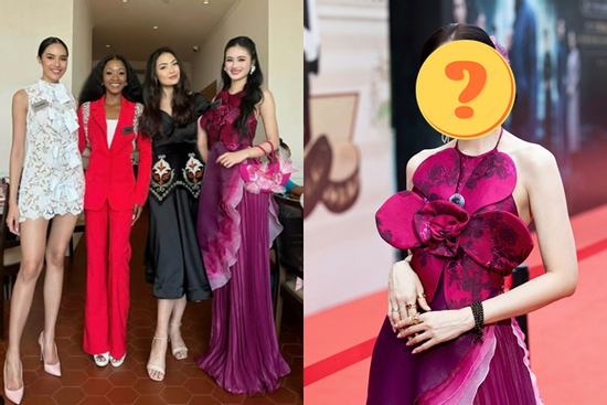 Chiếc váy giúp Ý Nhi 'chặt đẹp' dàn mỹ nhân Miss World hóa ra 'đụng hàng' 1 phú bà Vbiz