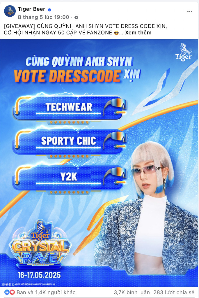 Tiger Crystal Rave bùng nổ khi loạt sao khuấy động concert do fan cùng tạo nên 2 tiger.jpg
