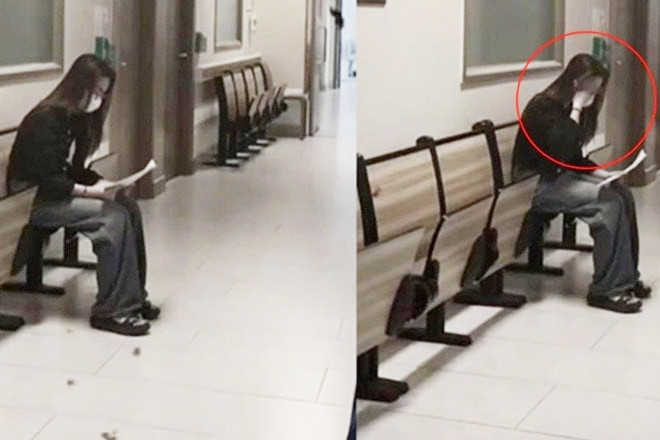 Cô gái bật khóc bên hành lang viện khi nhận kết quả, 'chỉ nghĩ áp lực công việc' benh nhan ung thu.jpg