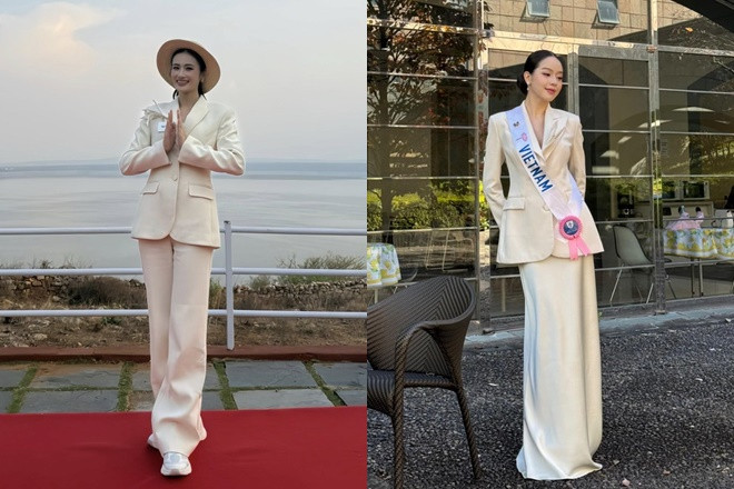 Ý Nhi bị soi 'xin vía' Thanh Thủy để đăng quang Miss World 2025? Ý Nhi bị soi xin vía Thanh Thủy để intop cao thậm chí đăng quang Miss World