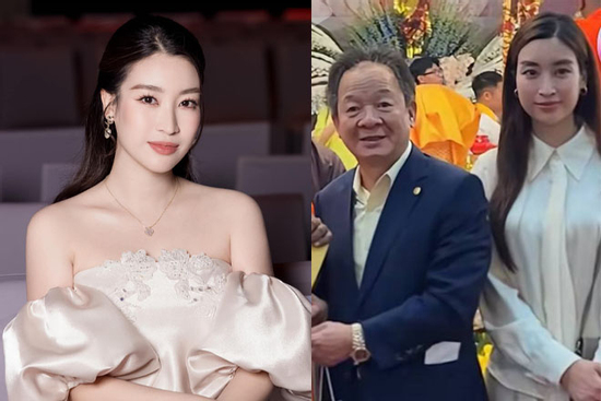 Ảnh hiếm Đỗ Mỹ Linh xuất hiện bên bầu Hiển, bố chồng đối xử với con dâu gây xôn xao